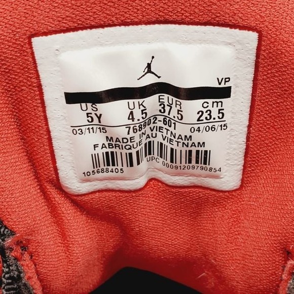 Nike Air Jordan New School BG Mid Top Kids Youth Sz 5Y 768902-601 - Picture 10 of 10